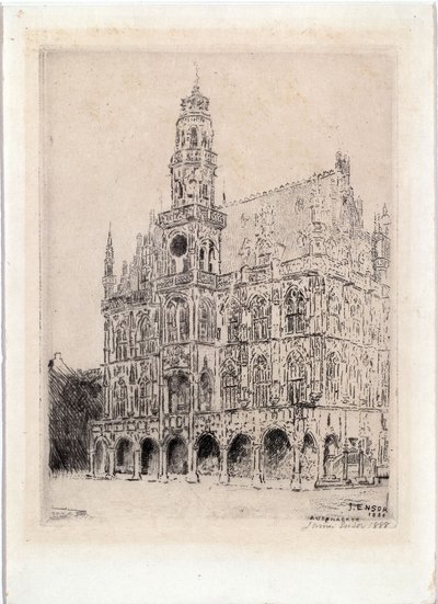 Rådhuset i Oudenaarde av James Ensor