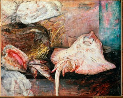 Stilleben med skridsko av James Ensor