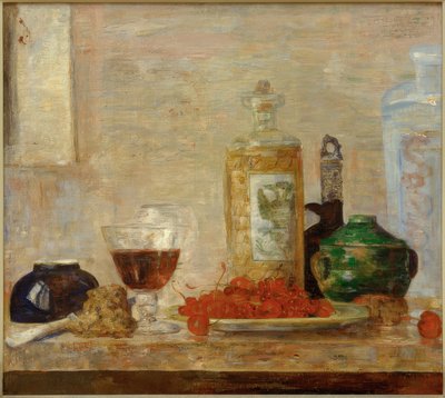 Stilleben med körsbär av James Sidney Ensor