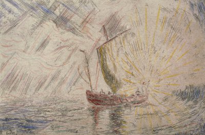 Kristus stillar stormen av James Ensor