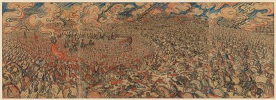 The Cuirassiers of Waterloo (krita på papper på kartong) av James Ensor