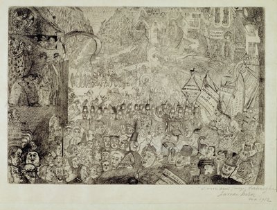 Kristi inträde i Bryssel av James Ensor