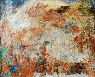 De rebelliska änglarnas fall, 1889. av James Ensor