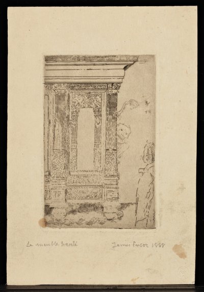 The Haunted Furniture av James Ensor