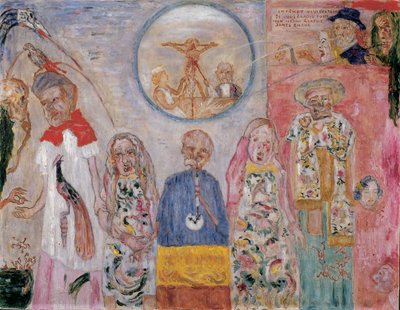 The Vile Vivisectors, c.1930 (olja på duk) av James Ensor