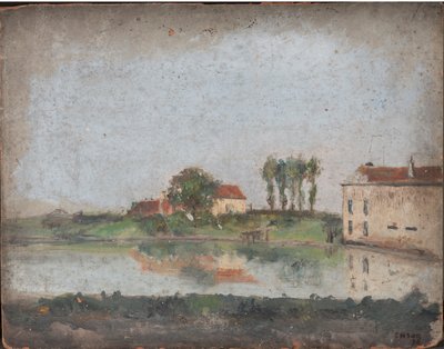 Trädgården vid Café Tivoli i Oostende av James Ensor