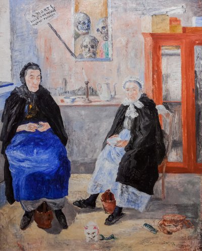De melankoliska fiskflickorna av James Ensor