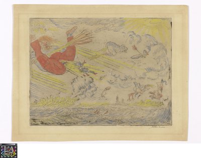 Zauberer im Sturmwind av James Ensor