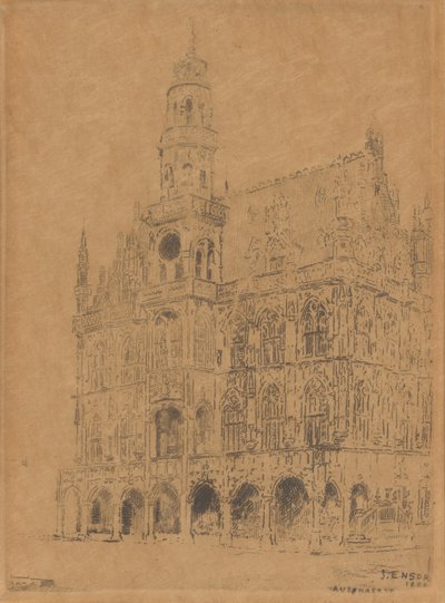Rådhuset i Oudenaarde av James Ensor