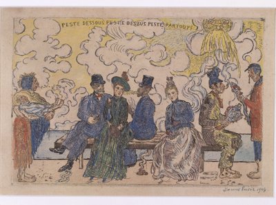 Förödelse där nere, förödelse där uppe, förödelse överallt av James Ensor
