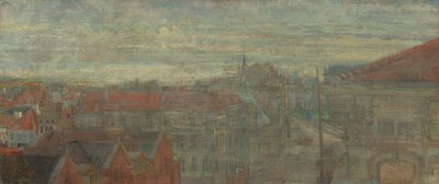 Utsikt över Phnosia. Lysande vågor och vibrationer av James Ensor