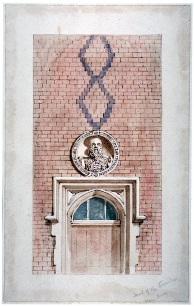 Van Dun Almshouses, Caxton Street, London, 1852. av James Findlay
