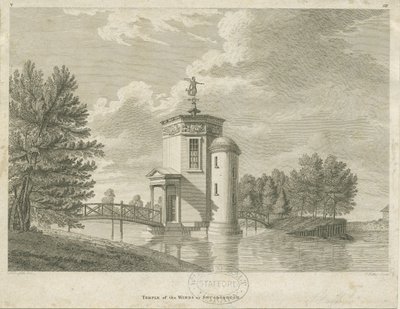 Shugborough - Vindarnas tempel: gravyr och [slutet av 1700-talet] (tryck) av James Fittler