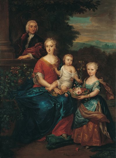Familjegrupp av James Francis Maubert
