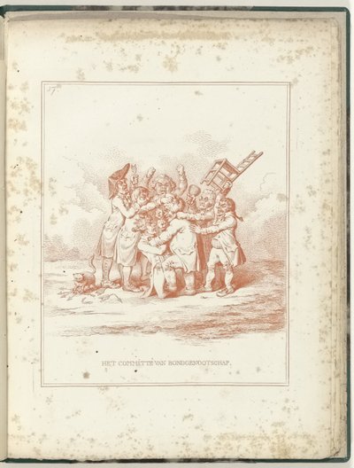 Allianskommittén, 1795 Allianskommittén (titel på objekt) Hollandia Regenerata (serietitel) av James Gillray (possibly)