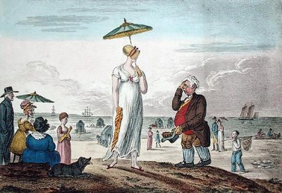 A Calm, publicerad av Hannah Humphrey 1810 (handfärgad etsning) av James Gillray