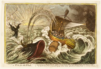 Ett badkar för valen! av James Gillray