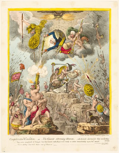 Konfedererad koalition av James Gillray