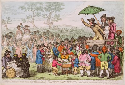 Copenhagen House pub. av H. Humphrey, 1795 (tryck) av James Gillray