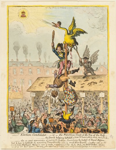 Kandidater till valet av James Gillray