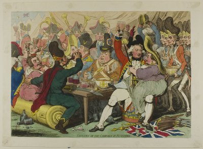 Fatigues från fälttåget i Flandern av James Gillray