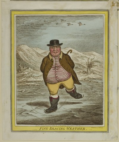 Bracing väder av James Gillray