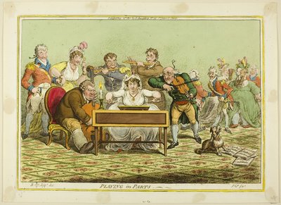 Spela i delar av James Gillray