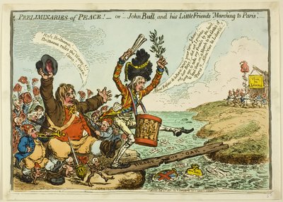 Förberedelser för fred av James Gillray