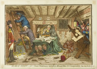 Sök-natt av James Gillray