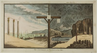 Kontrasten eller saker som de är av James Gillray