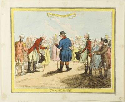 Esplanaden av James Gillray
