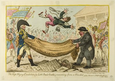 Den högt flygande kandidaten av James Gillray