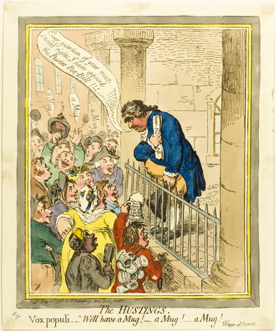 Utfrågningarna av James Gillray