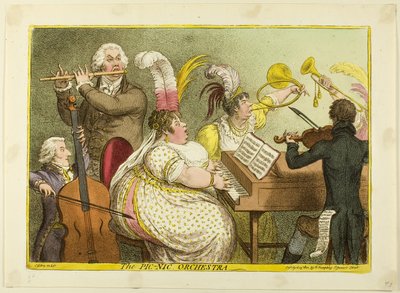 The Pic-Nic Orchestra av James Gillray