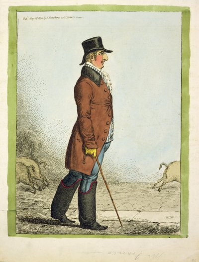 Utan titel, utgiven av Hannah Humphrey, 1800 av James Gillray