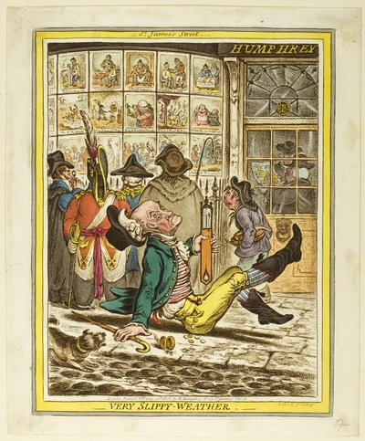 Mycket halt väder av James Gillray