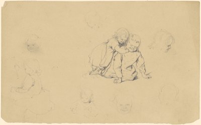 Studier av lekande barn av James Goodwyn Clonney
