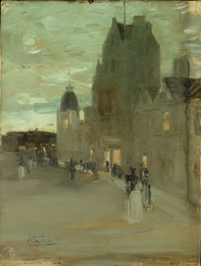 Gata i Oban, natt av James Guthrie