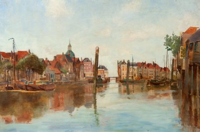 Hamnen i Dort av James Guthrie Orchar