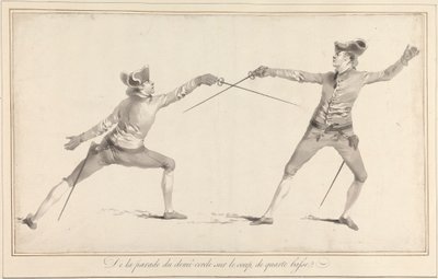 Från Parry of the Semi-Circle on the Coup, från Quarte Basse av James Gwin