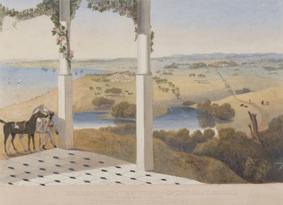 Holland Estate, St Thomas i öster, Vy från Change of Air House av James Hakewill