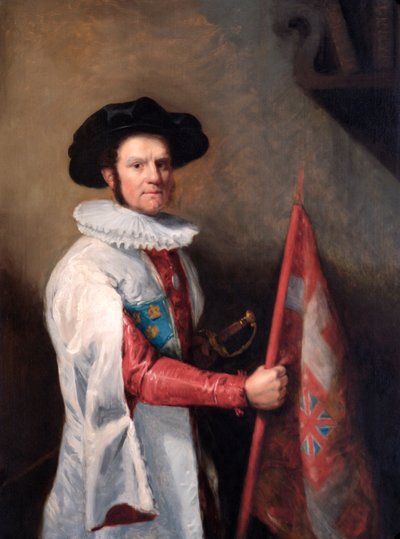 Porträtt av överste John Gurwood, Esquire to the Duke of Wellington, 1837 av James Hall