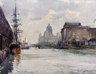 Dock Board Offices från Albert Dock av James Hamilton Hay