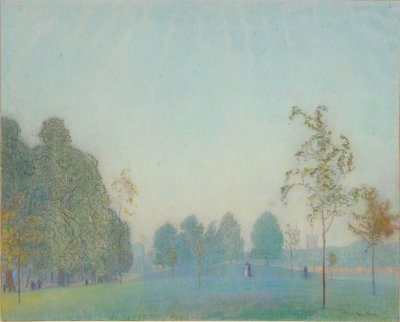 Parkscen och torn, 1912 av James Hamilton Hay