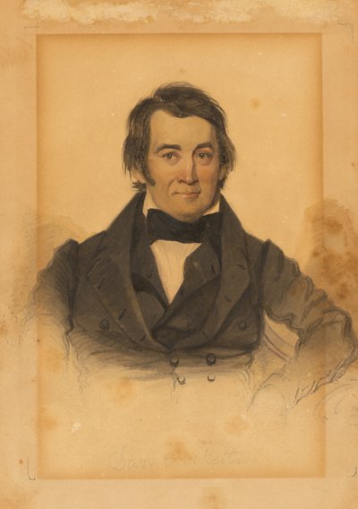 David Crockett (1786-1836) av James Hamilton Shegogue