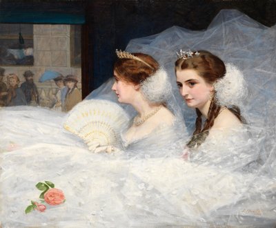 Går till salongen, 1863 av James Hayllar
