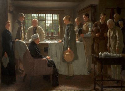 Den gamle mästaren, 1883 av James Hayllar