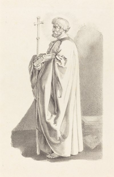 En apostel, från Albert [sic] Durer av James Henry Lynch after John Flaxman