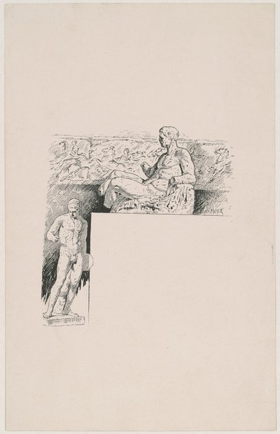 Avsättningar från Antique Sculpture: The Parthenon av James Henry Moser