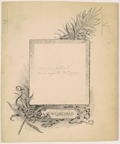 Frontispice, Porträtt av W. W. Corcoran av James Henry Moser
